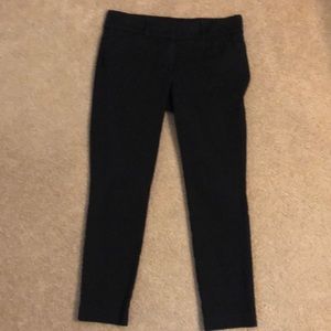 LOFT modern skinny ankle pant black size 4 dress pant